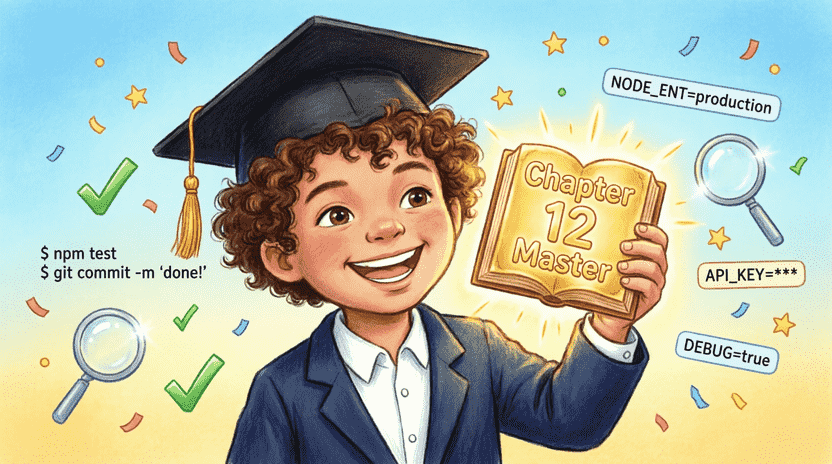 [Illustration: A magnifying glass hovering over a long scroll of text. Highlighted lines glow with a soft yellow light while others remain dim. A tiny conveyor belt carries matching lines into a box labeled “Vec<&str>”. Ferris operates the controls. Style: playful technical metaphor, warm lighting, children’s book illustration.]