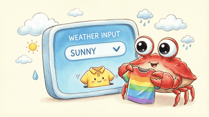 [Illustration: Cartoon scene showing Ferris opening a floating treasure chest. Inside one chest is a glowing key labeled “Some(key)”. The other chest is empty with a gentle “None” tag. A friendly compiler robot holds a checklist saying “Always check both!”. Style: playful, educational, warm lighting, children’s book, 16:9.]